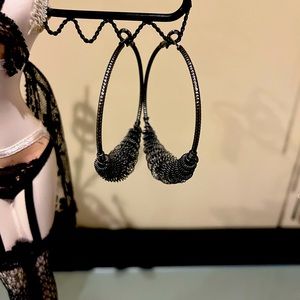 Unique hoop earrings